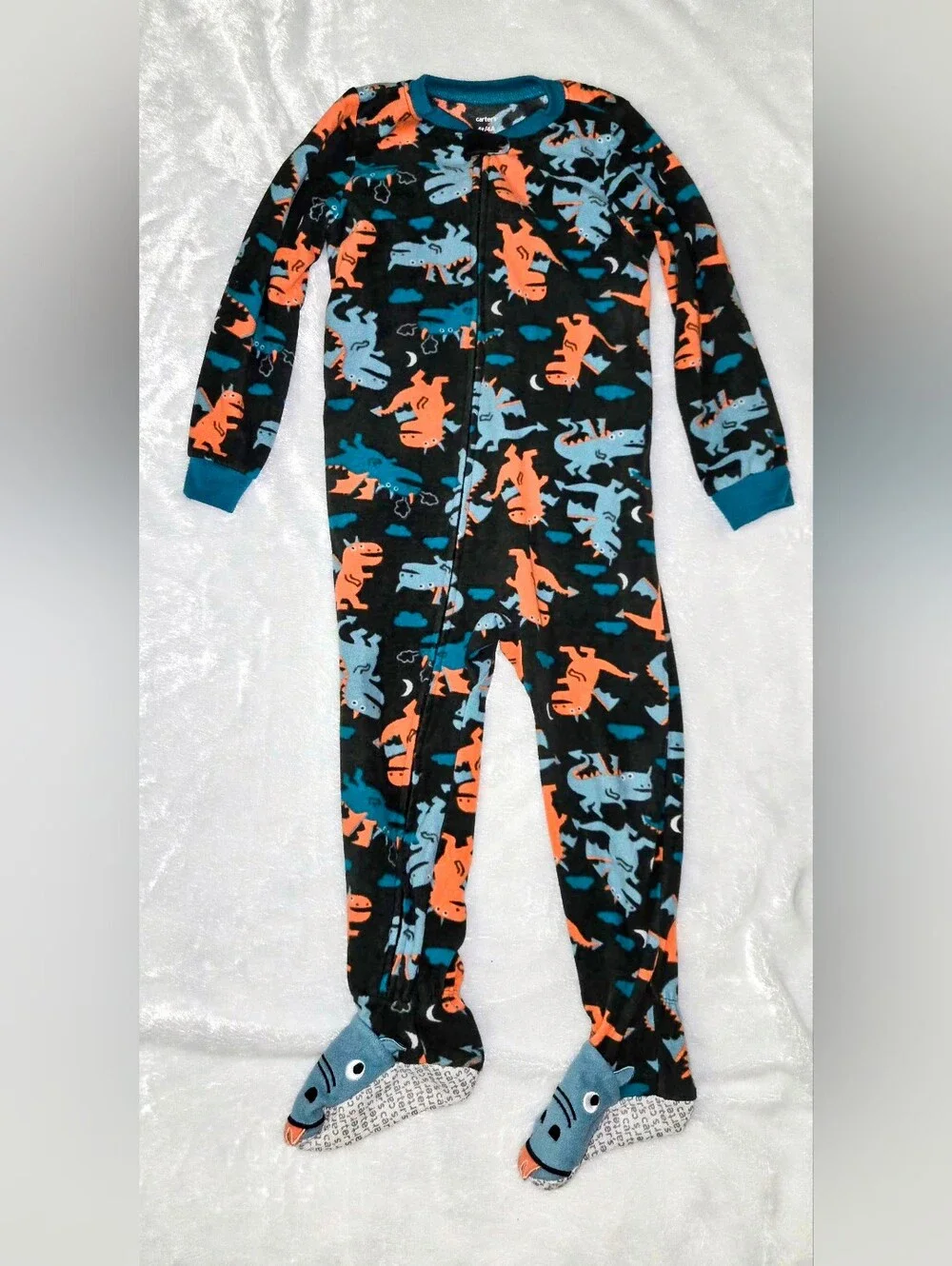 Carters Toddler Boys Cozy Footie Pajamas Bundle